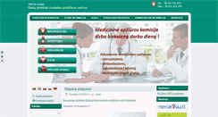Desktop Screenshot of dainupspc.lt